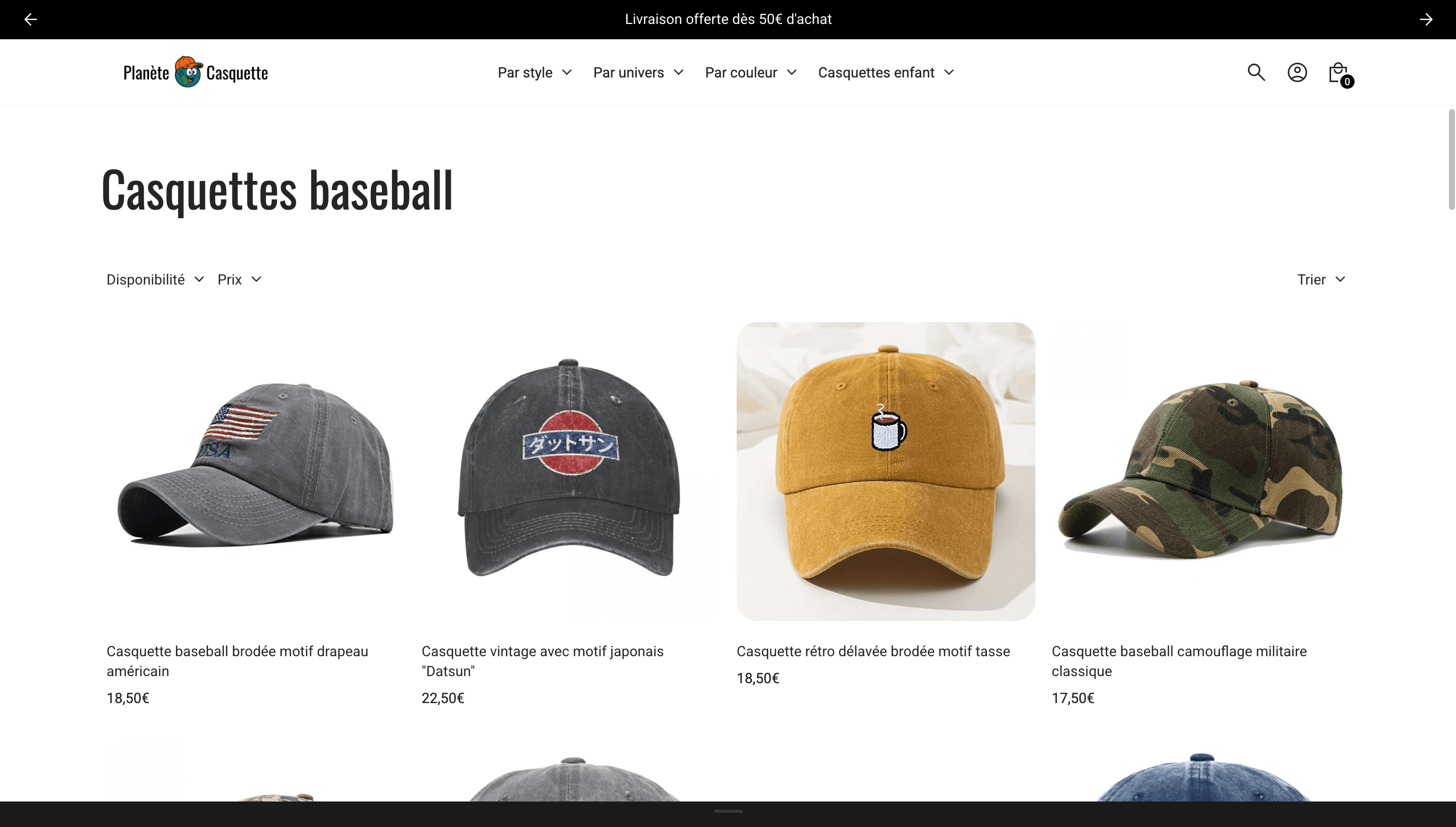 Planète Casquette - capture 2